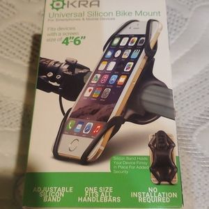 Universal cell phone holder bike mount